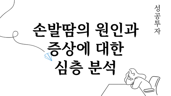 손발땀의 원인과 증상에 대한 심층 분석