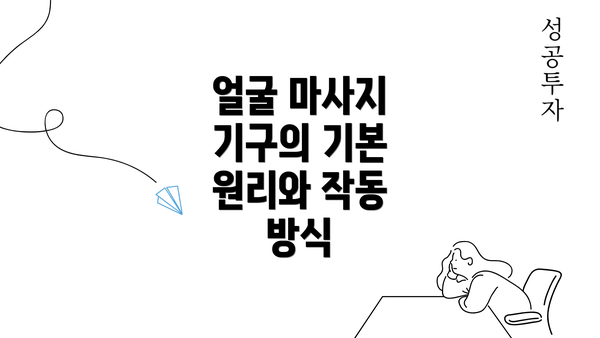 얼굴 마사지 기구의 기본 원리와 작동 방식