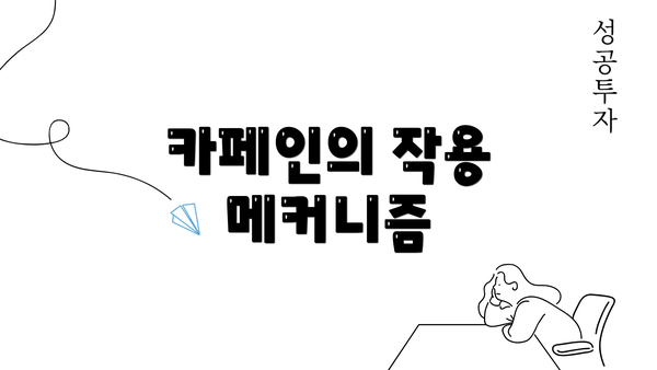 카페인의 작용 메커니즘