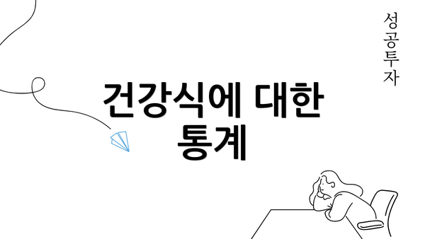 건강식에 대한 통계