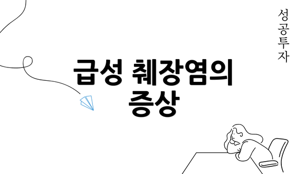 급성 췌장염의 증상