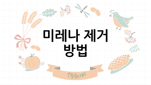 미레나 제거 방법