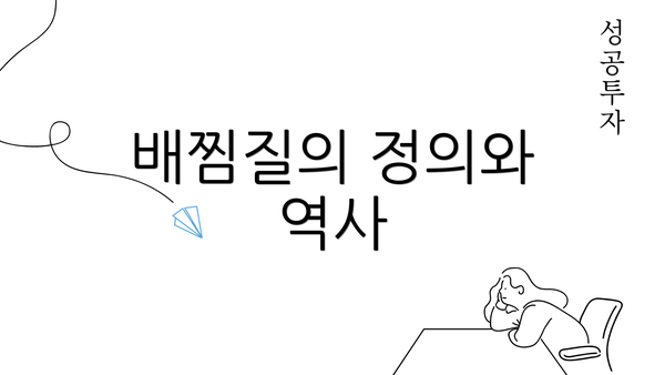 배찜질의 정의와 역사