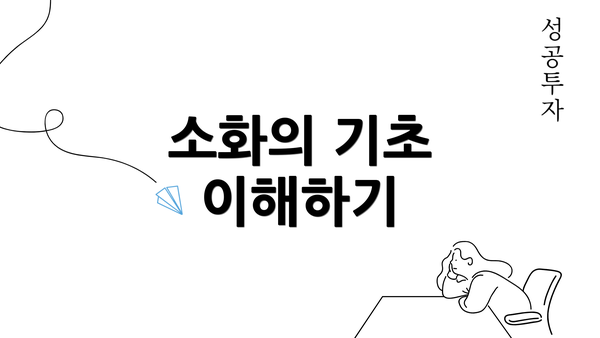 소화의 기초 이해하기