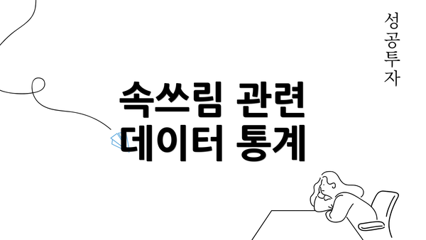 속쓰림 관련 데이터 통계