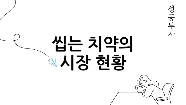 씹는 치약의 시장 현황