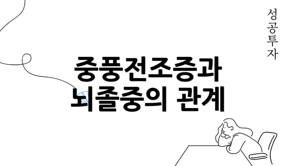 중풍전조증과 뇌졸중의 관계