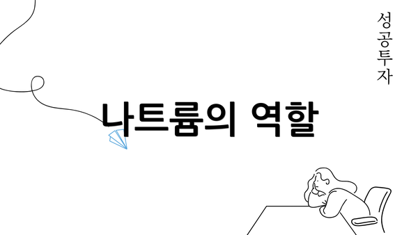 나트륨의 역할