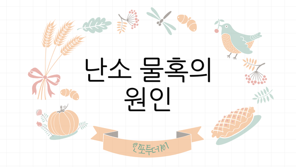 난소 물혹의 원인