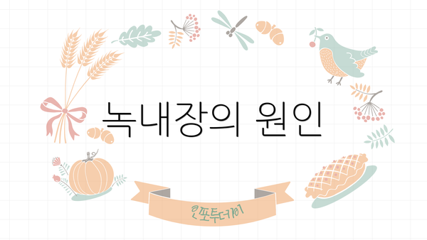녹내장의 원인