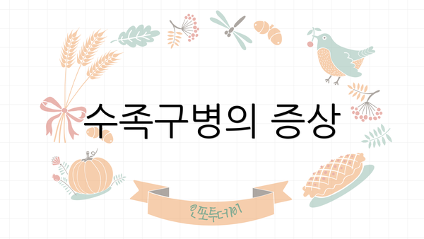 수족구병의 증상