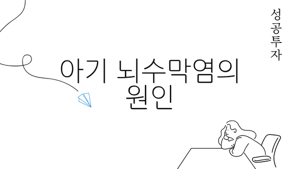 아기 뇌수막염의 원인