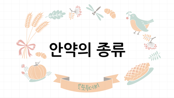 안약의 종류