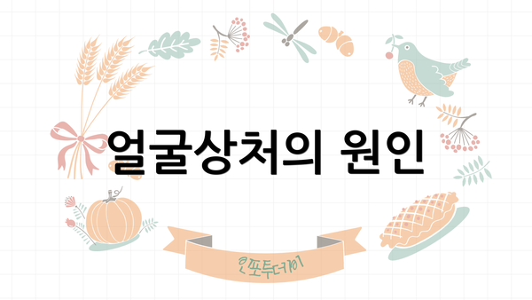 얼굴상처의 원인