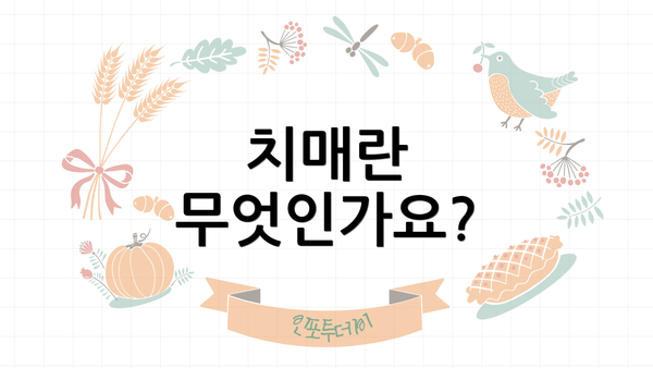 치매란 무엇인가요?