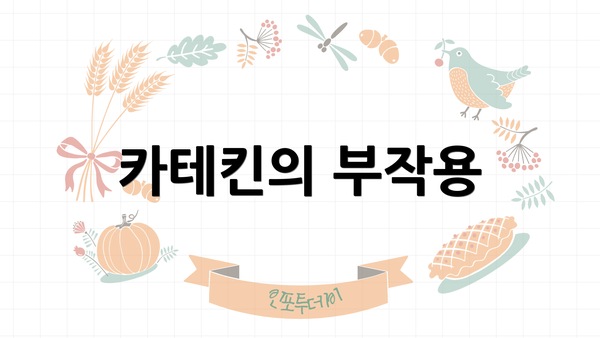 카테킨의 부작용